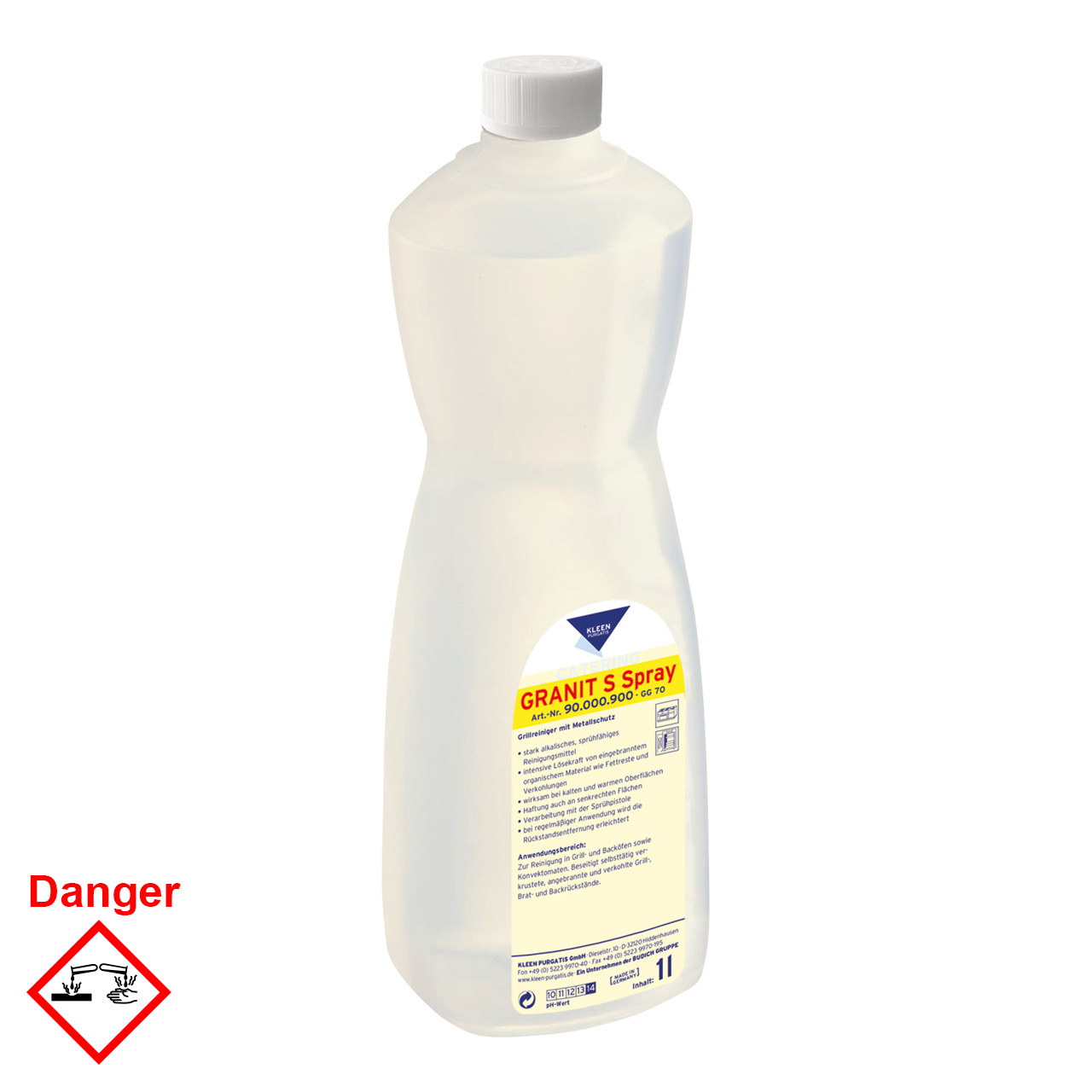 Granit S Spray, Grillreiniger, 6x1 l Flasche