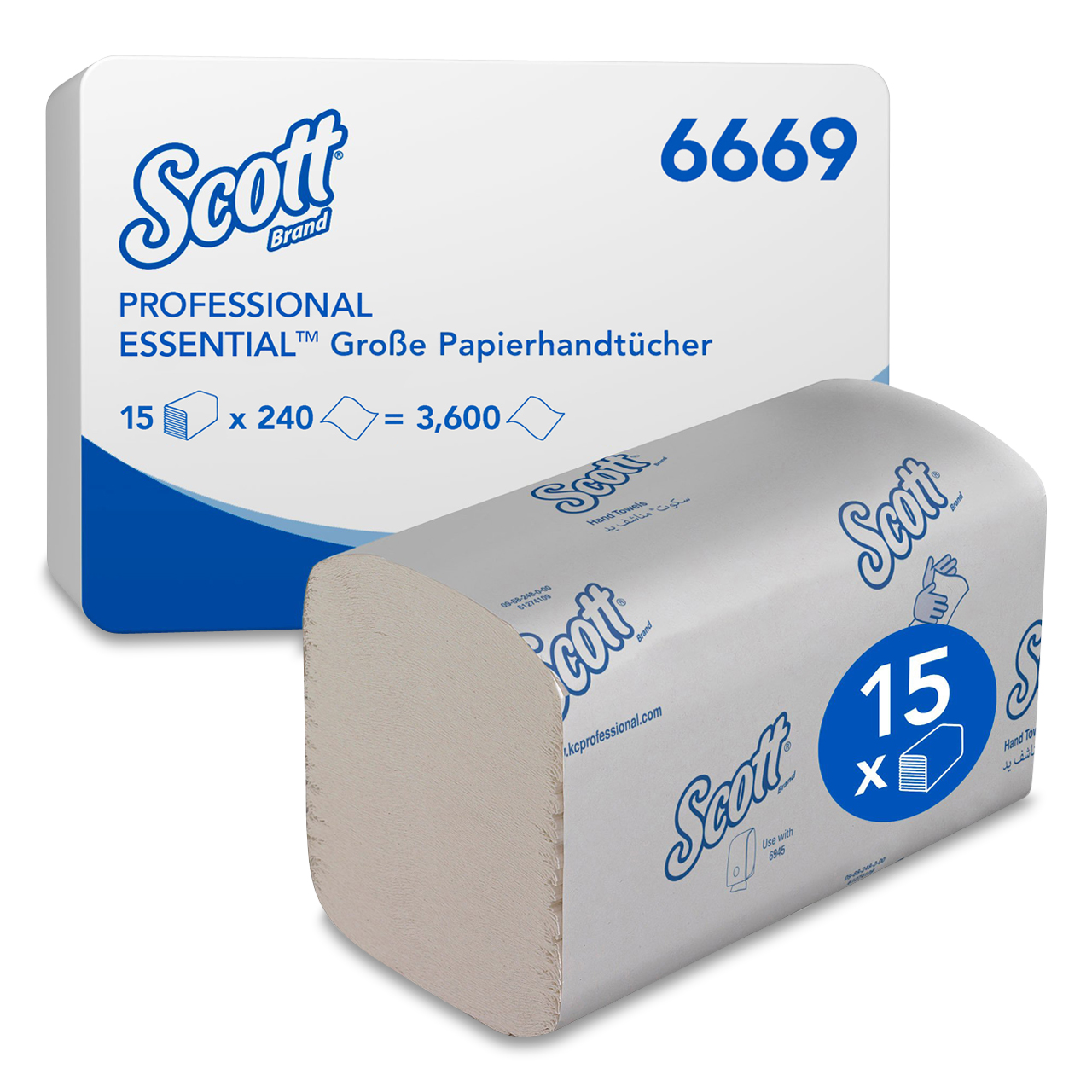 Scott® Essential™ Handtücher - Interfold