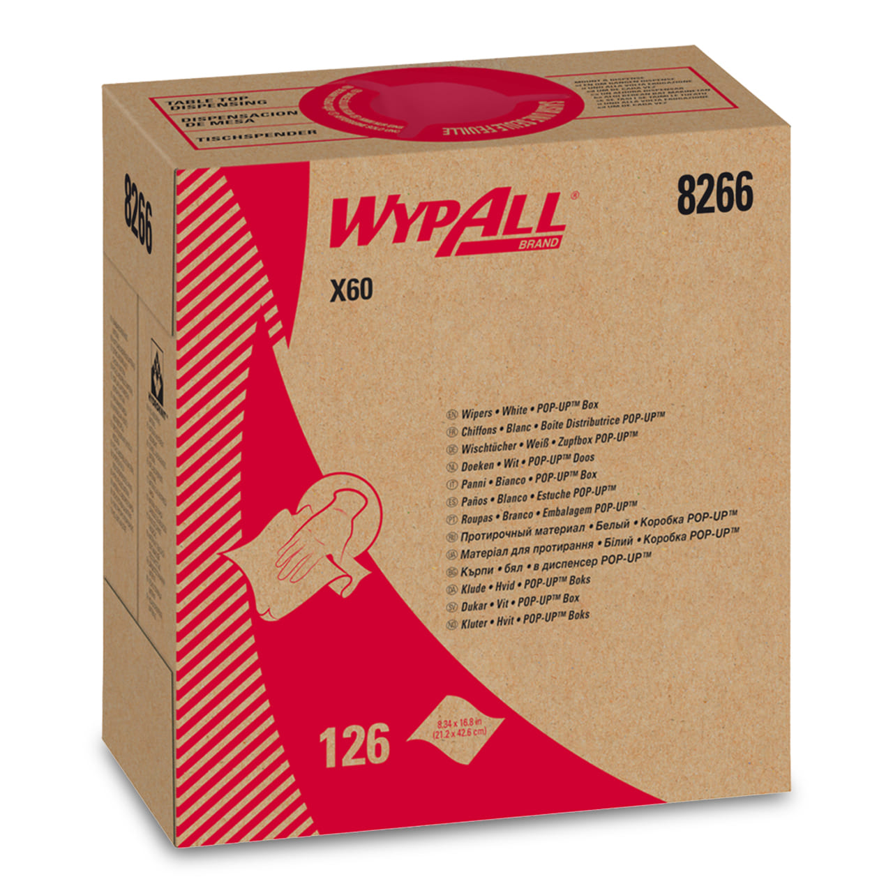 WypAll® X60 Wischtücher - Zupfbox