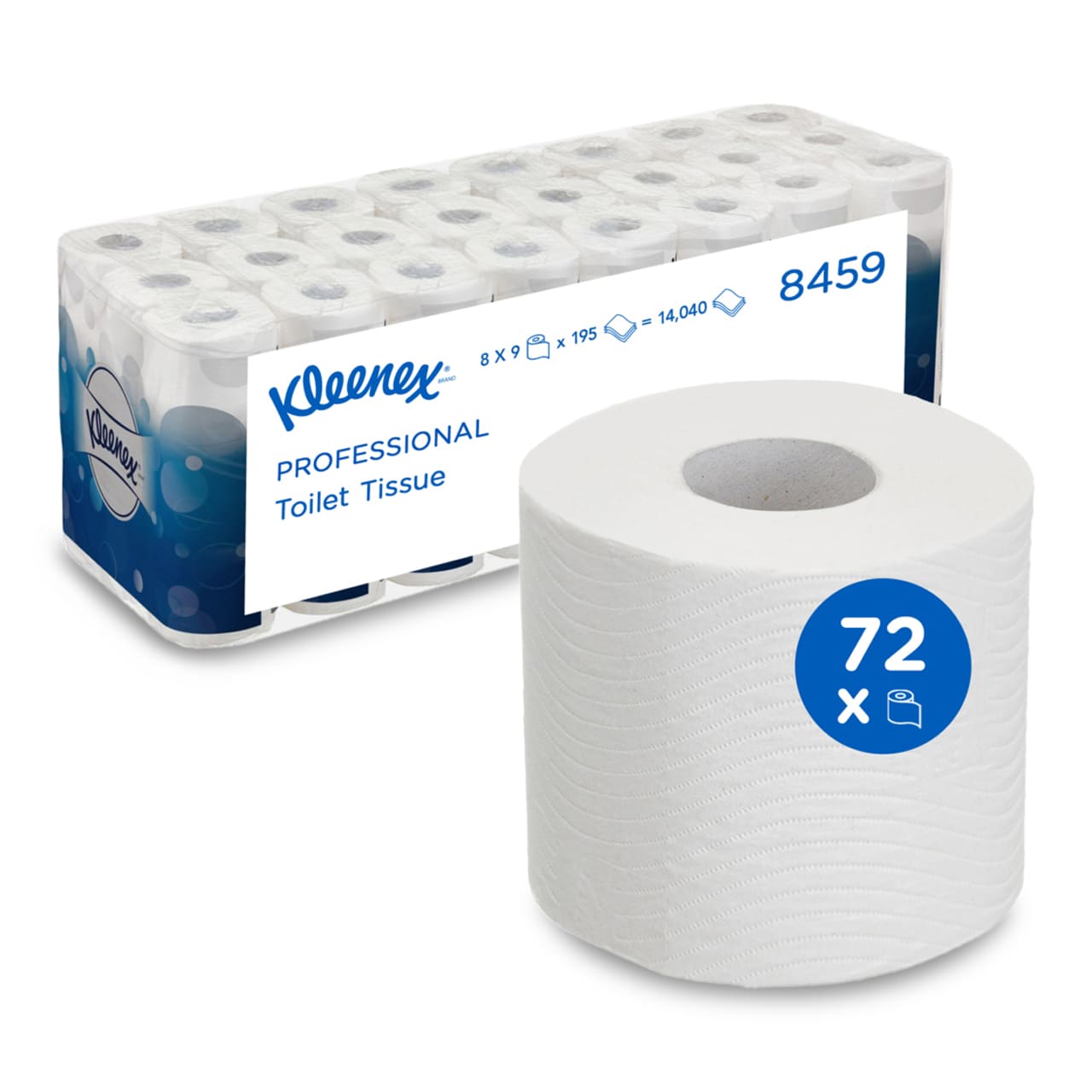 Kleenex® Toilettenpapierrollen, 3-lagig