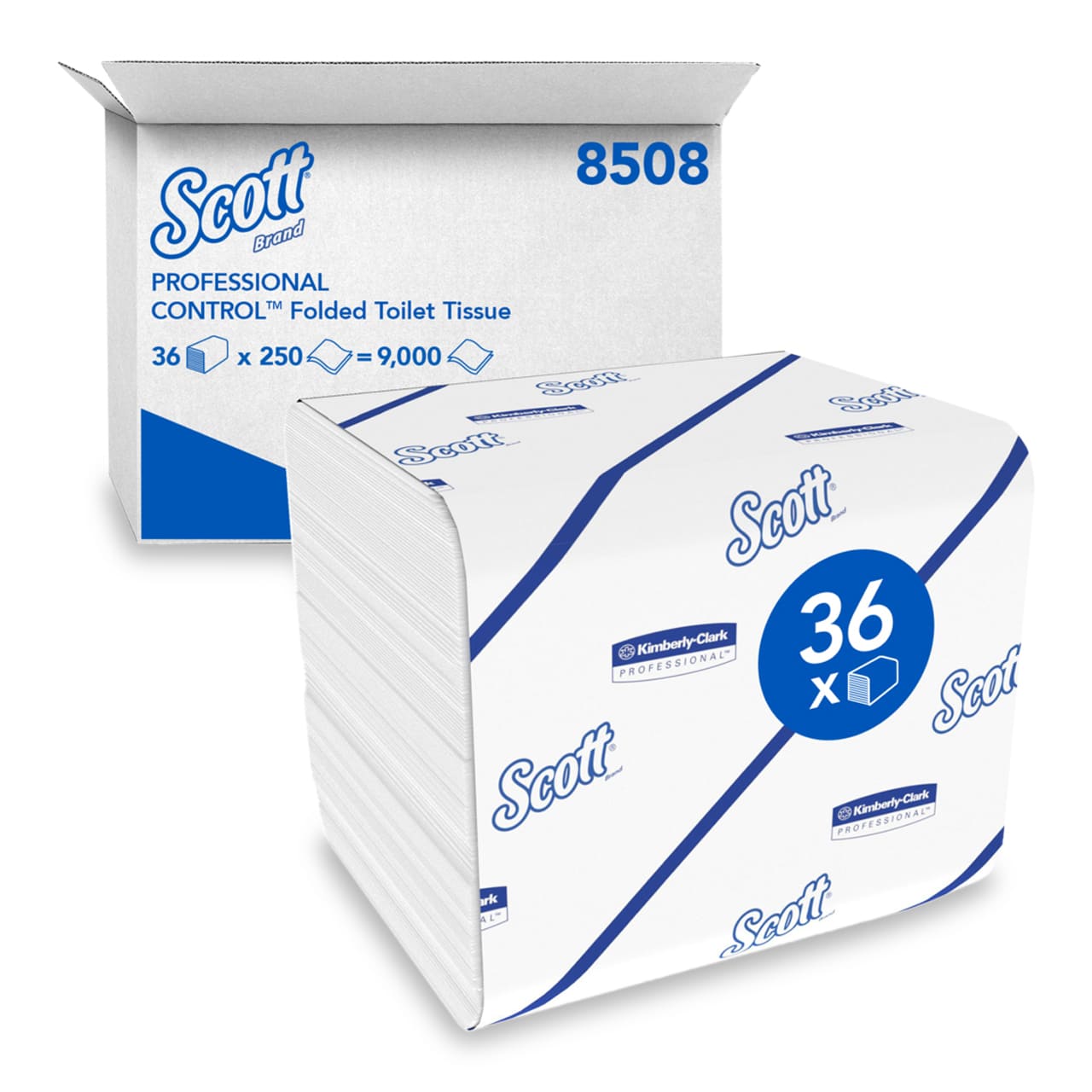 Scott® Control™ WC-Papier - Einzelblattsystem