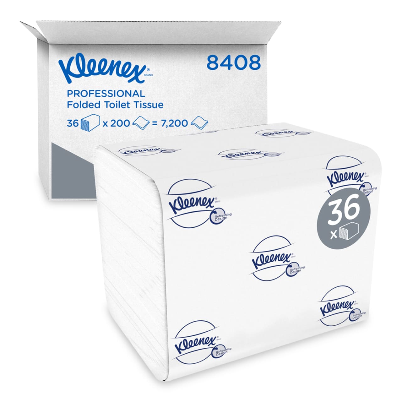 Kleenex® Einzelblatt-Toilettenpapier