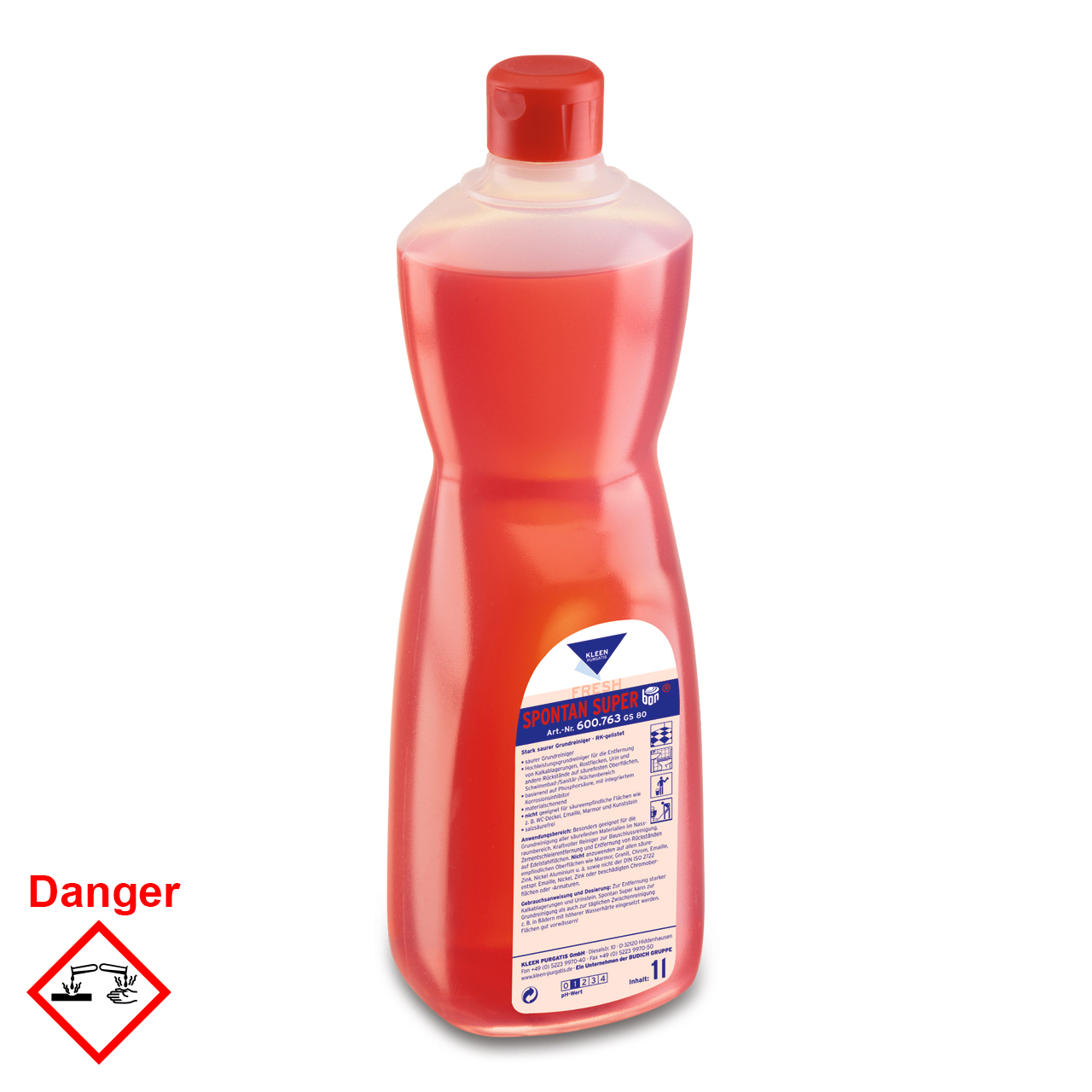 Spontan Super Sanitärgrundreiniger, 6x1 l Flasche